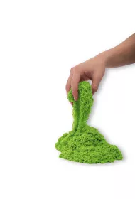 Piasek kinetyczny 1kg w woreczku zielony