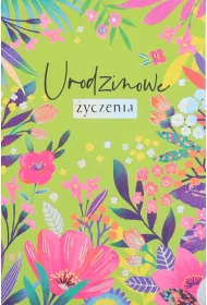 Karnet okazjonalny B6 z kopert� Urodziny Kobieta PAN DRAGON HM 200-3463
