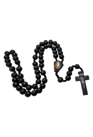 R�aniec drewniany czarny - Jezu ufam Tobie