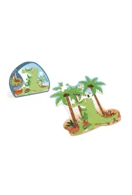 Puzzle konturowe 36 el. Krokodyl Scratch