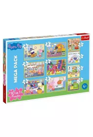 Puzzle Puzzle 10w1 �winka Peppa z przyjaci�mi Trefl