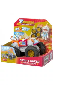 T-Racers Car + Power Trucks Mega Striker Magic Box