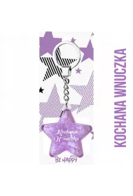 Be-Happy Gifts Brelok Gwiazdka Kochana Wnuczka