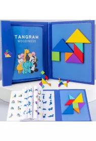 Tangram drewniane klocki z magnesem 1004775