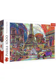 Puzzle 1000 el. Kolory Pary�a Trefl