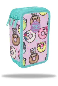 CoolPack Pi�rnik potr�jny z wyposa�eniem Jumper 3 Happy Donuts