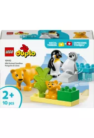 LEGO DUPLO Town Rodziny dzikich zwierzt: pingwiny i lwy 10442