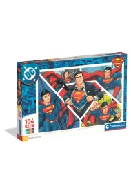 Puzzle 104 elementy Maxi Superman CLEMENTONI 25022