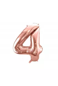 PartyDeco Balon foliowy 4 r�owe z�oto 86cm