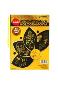 Zestaw kreatywny Wydrapywanka A5/10ARK holograf z�ota FOL SDM 427710 Polsirhurt