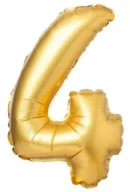 Arpex Balon foliowy matowy z�oty 4 69cm