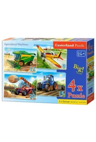 Puzzle maxi 4w1 - Maszyny rolnicze (8+12+15+20 el.) Castorland
