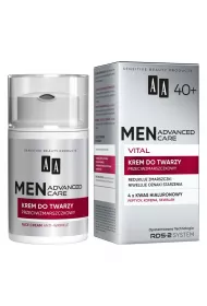 Aa Men Advanced Care Vital 40+ krem do twarzy przeciwzmarszczkowy 50 ml