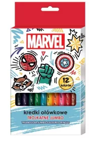 Beniamin Kredki owkowe trjktne jumbo Avengers 12 kol