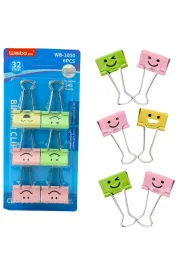 LeanToys Klipsy biurowe kolorowe bu�ki