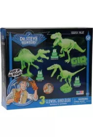 Zestaw konstrukcyjny �wiec�cy w ciemno�ci Dr.Steve Hunters 3 dinozaury