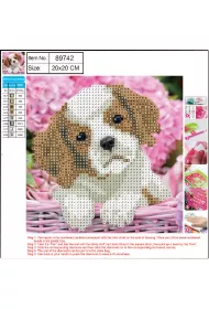 Centrum Mozaika diamentowa 5D - Dog 89742 20x20cm