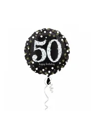 Amscan Balon foliowy Sparkling Birthday 50 43cm