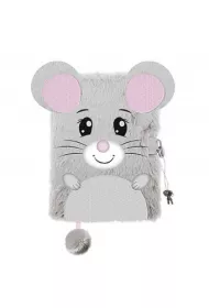 St. Majewski Pami�tnik z k��dk� A5 3D w�ochacz Mouse 96 kartek