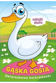 Zwierzakowe kolorowanki. G�ska Gosia