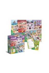 Puzzle 60 el. Wimmel -The town of professions Dodo
