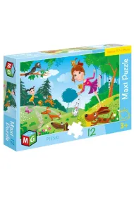 Puzzle maxi 12 el. Pieski Multigra