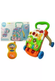 Pchacz edukacyjny z pianinkiem Leantoys
