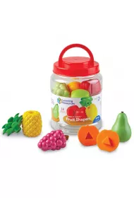 Figurki do Nauki Kolorw i Ksztatw Owoce Learning Resources