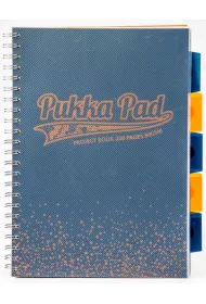 Pukka Pad Ko�ozeszyt A4 Project Book Blush Navy kratka 100 kartek