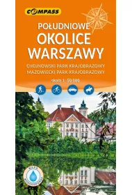 Po�udniowe okolice Warszawy mapa laminowana skala 1 : 50 000