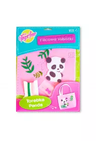 Filcowa torebka Panda r�owa Stnux
