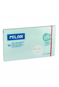 Milan Karteczki samoprzylepne Super Sticky Pastel 127 x 76 mm 90 kartek 90 szt.
