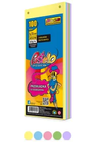 Pastello Przek�adki 1/3 A4 mix 5 kolor�w pastel 100 szt.