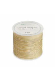 dpCraft Sznurek nulonowy 0,8mm 50m kremowy