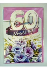 Art Nuvo Karnet 60 urodziny CC13