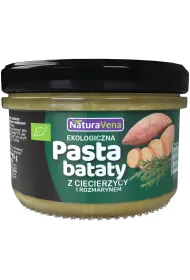 NaturaVena Pasta z ciecierzycy i batat�w z rozmarynem 185 g Bio