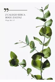 Koinonia Kartka - Z ca�ego serca Bogu zaufaj - ga��zka