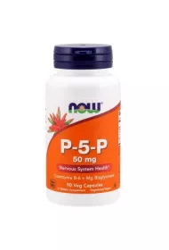 Now Foods P-5-P 50 mg - Witamina B6 Suplement diety 90 kaps.