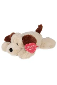 Pluszak pies le��cy 38cm bez/br�zowy BEPPE 14190 BS