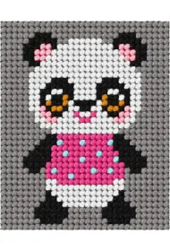 Zestaw do haftu Moje pierwsze wyszywanie Panda Anex-bis