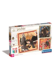 Puzzle 3x48 el. SuperColor. Harry Potter Clementoni