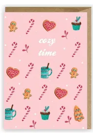 Cardie Kartka Bo�e Narodzenie Cozy time + eko koperta