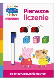 Pierwsze liczenie. �winka Peppa. Zadania do �cierania