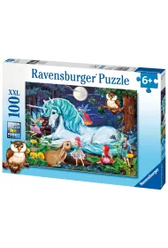Puzzle 100 el. XXL W magicznym lesie Ravensburger