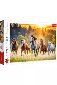 Puzzle 1500 Dzikie konie TREFL