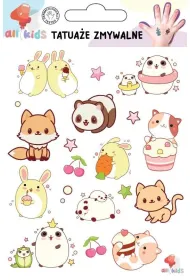 Tatua�e zmywalne dla dzieci Sweet kawaii cute All4Kids