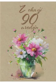 Trend Kartka okoliczno�ciowa Urodziny 90