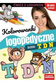 Kolorowanki logopedyczne Goski T D N
