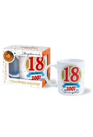 Kukartka Kubek Premium Urodziny 18