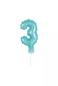 Godan Balon foliowy na patyczku BC-5BL3 Cyfra 3
